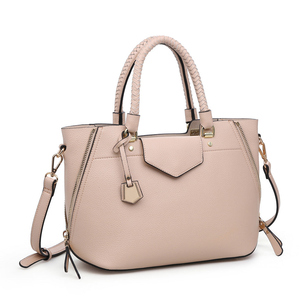 Product Image of Urban Expressions Phoenix Satchel NA-840611158543 View 2 | Nude