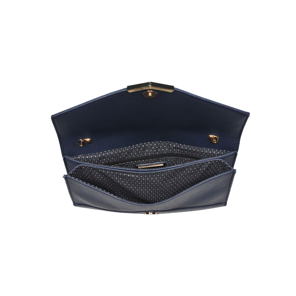 Product Image of Urban Expressions Isabelle Pebble Clutch NA-840611164186 View 4 | Navy