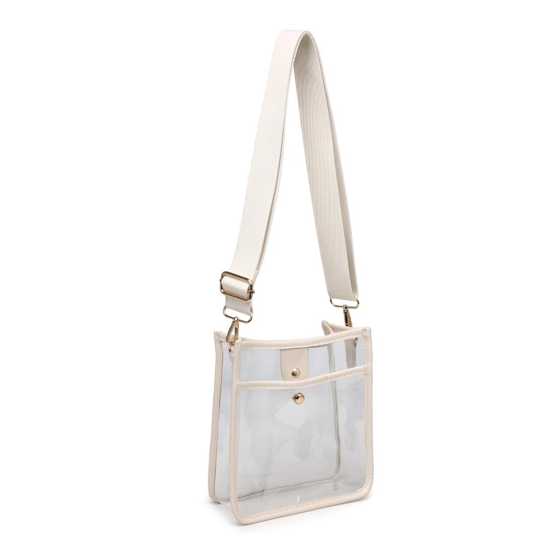 Product Image of Urban Expressions Beckham - Clear Crossbody 840504201417 View 6 | Oatmilk