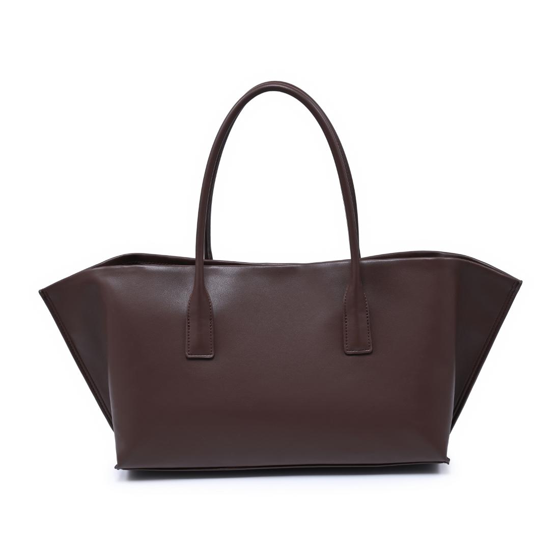 Woman wearing Chocolate Urban Expressions Levi Tote 840504205262 View 7 | Chocolate