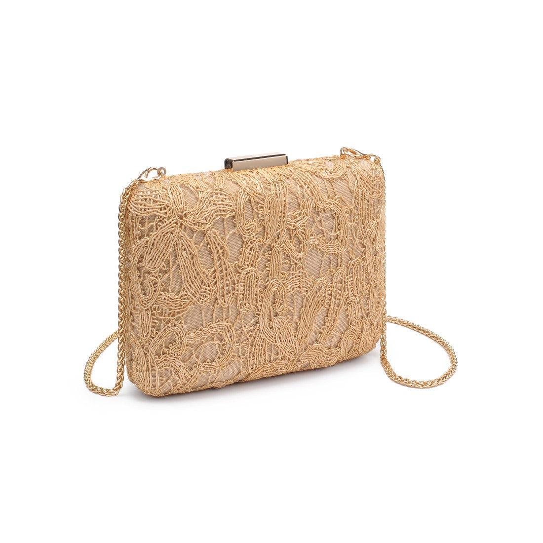 Woman wearing Natural Urban Expressions Ayla Evening Bag 840611149190 View 6 | Natural