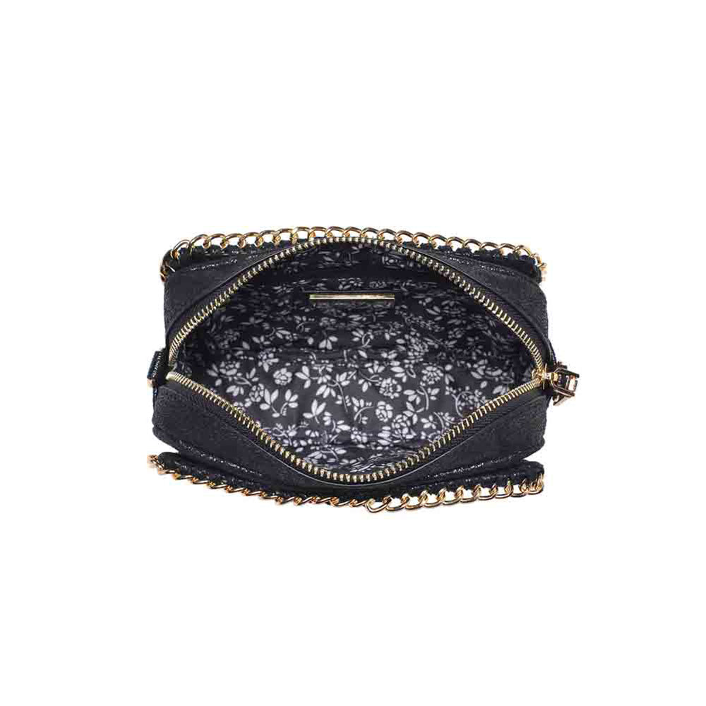Woman wearing Black Urban Expressions Brityn Crossbody NA-840611146113 View 9 | Black