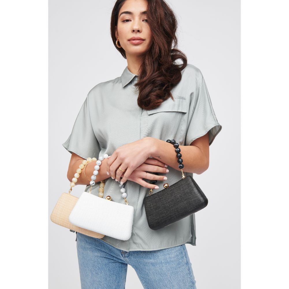 Woman wearing Black Urban Expressions Wilma Evening Bag 818209019118 View 1 | Black
