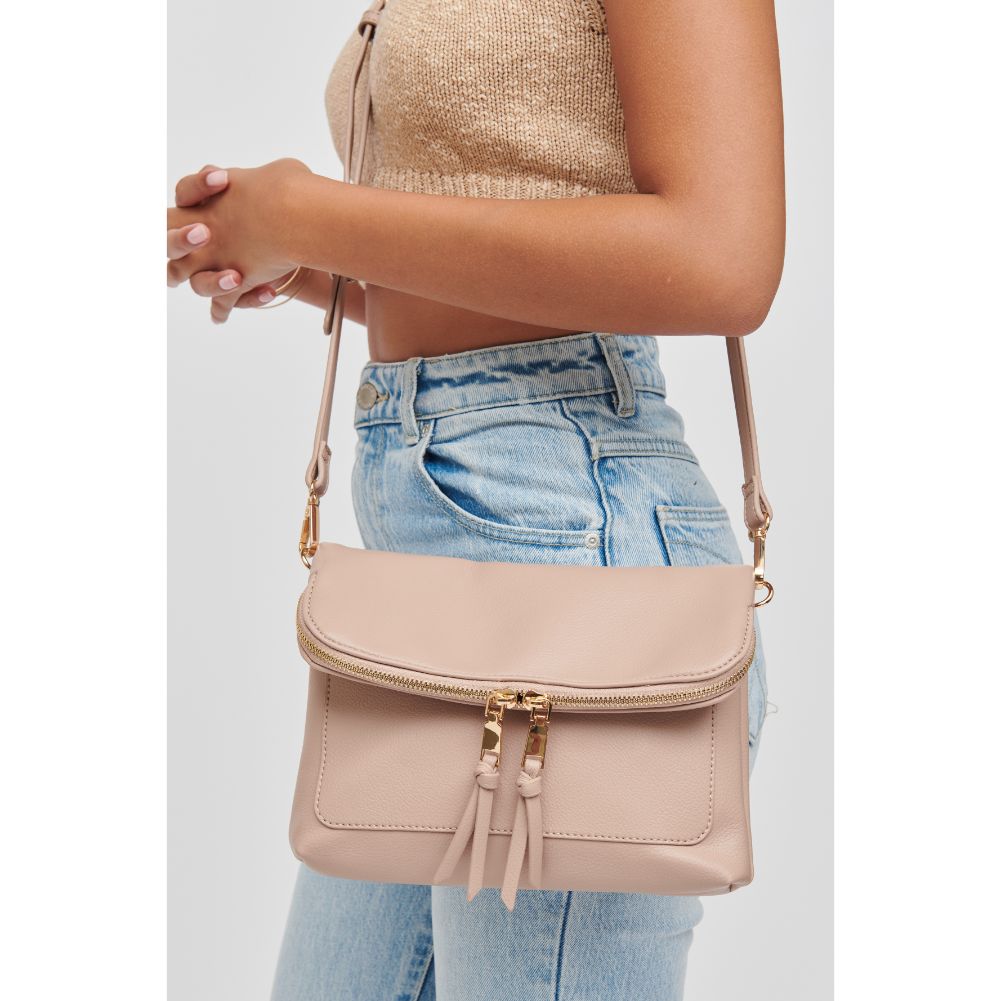 Woman wearing Natural Urban Expressions Debra Crossbody 840611184689 View 2 | Natural