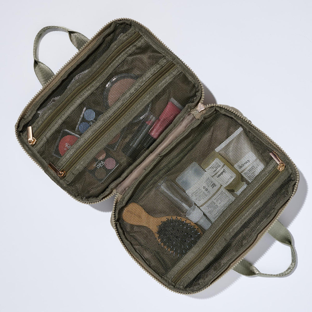 Woman wearing Desert Sage Urban Essentials Cloud Cruiser Travel Organizer 840611197955 View 2 | Desert Sage