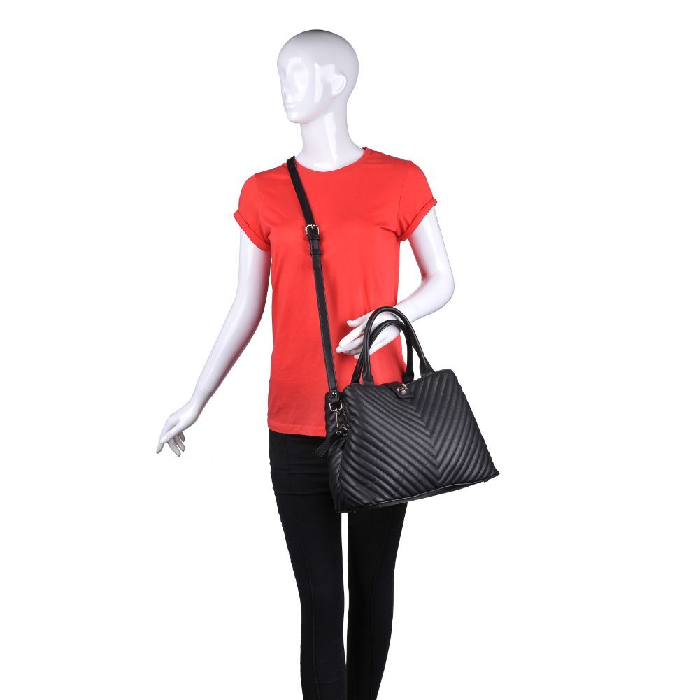 Product Image of Urban Expressions Gazer Satchel NA-840611145628 View 5 | Black