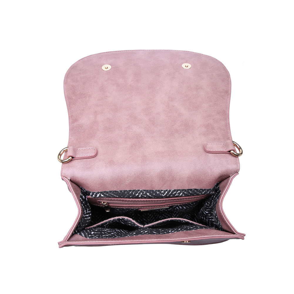 Product Image of Urban Expressions Khloe Crossbody 840611155832 View 4 | Antique Pink