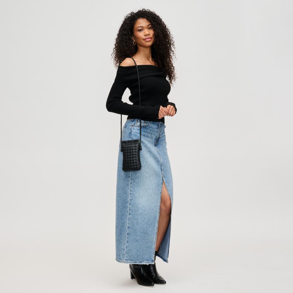 Woman wearing Black Urban Expressions Jackie Crossbody 840611141941 View 3 | Black