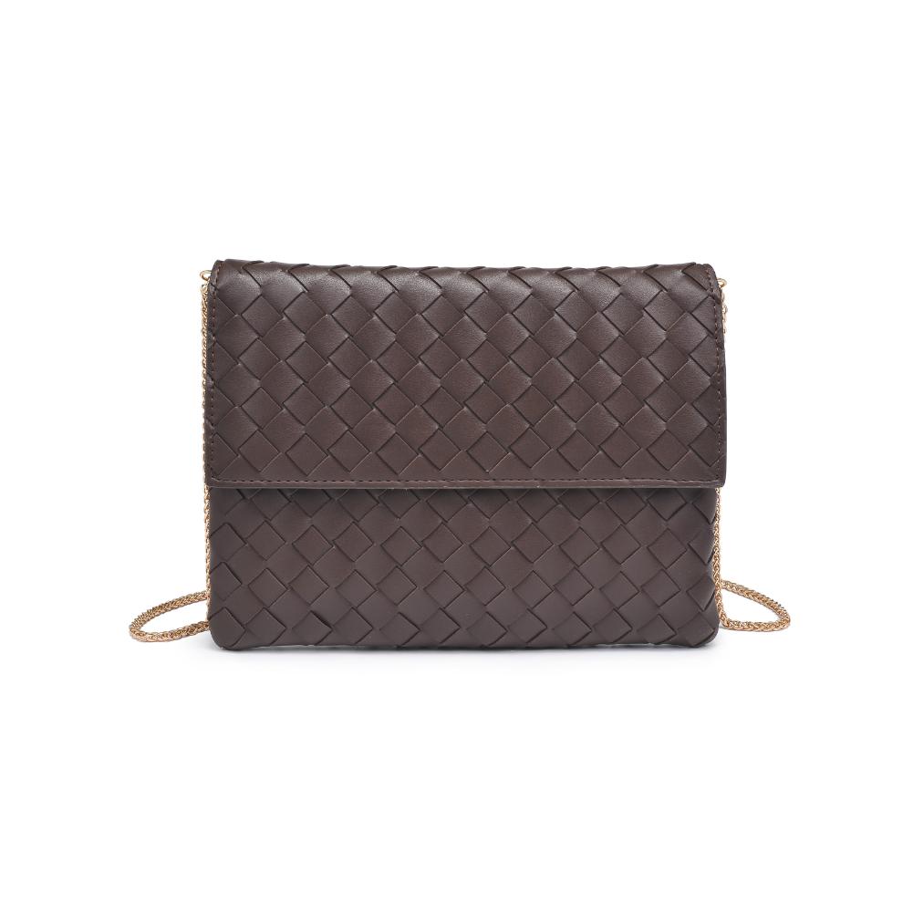 Woman wearing Espresso Urban Expressions Ivy Clutch 840611133304 View 5 | Espresso