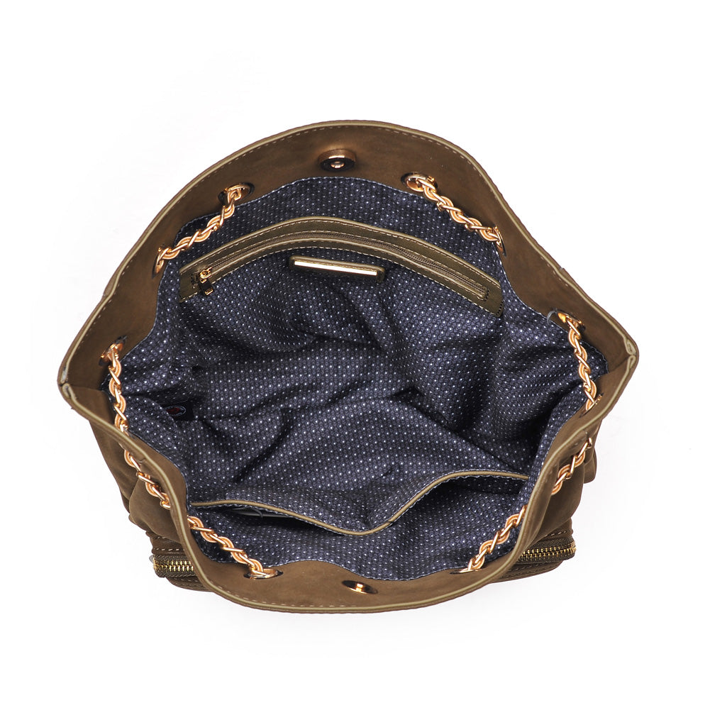 Product Image of Urban Expressions Farrah Backpack NA-840611153685 View 4 | Olive
