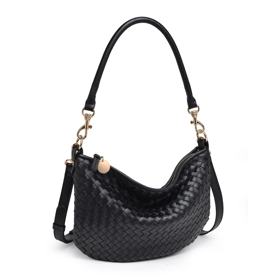 Urban Expressions Jordan - Woven Shoulder Bag 840504216404 View 2 | Black