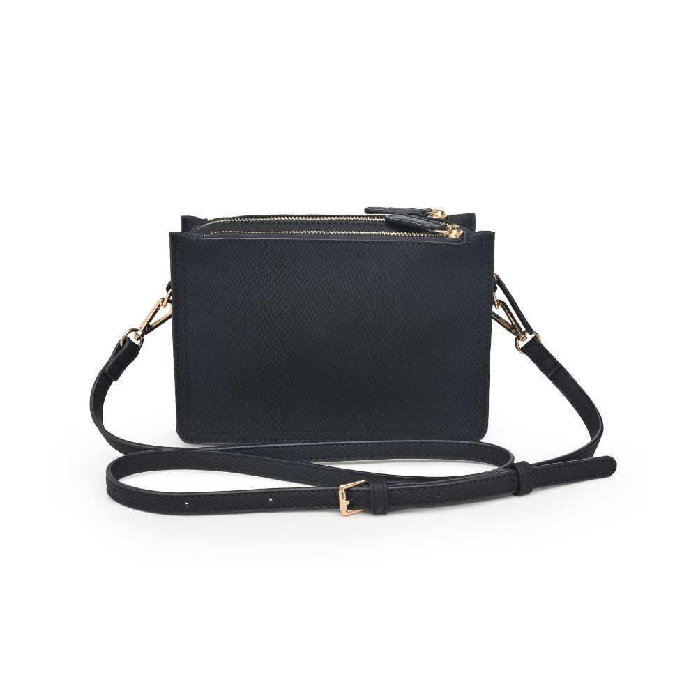 Product Image of Urban Expressions Rayna Snake Crossbody NA-840611164018 View 3 | Black