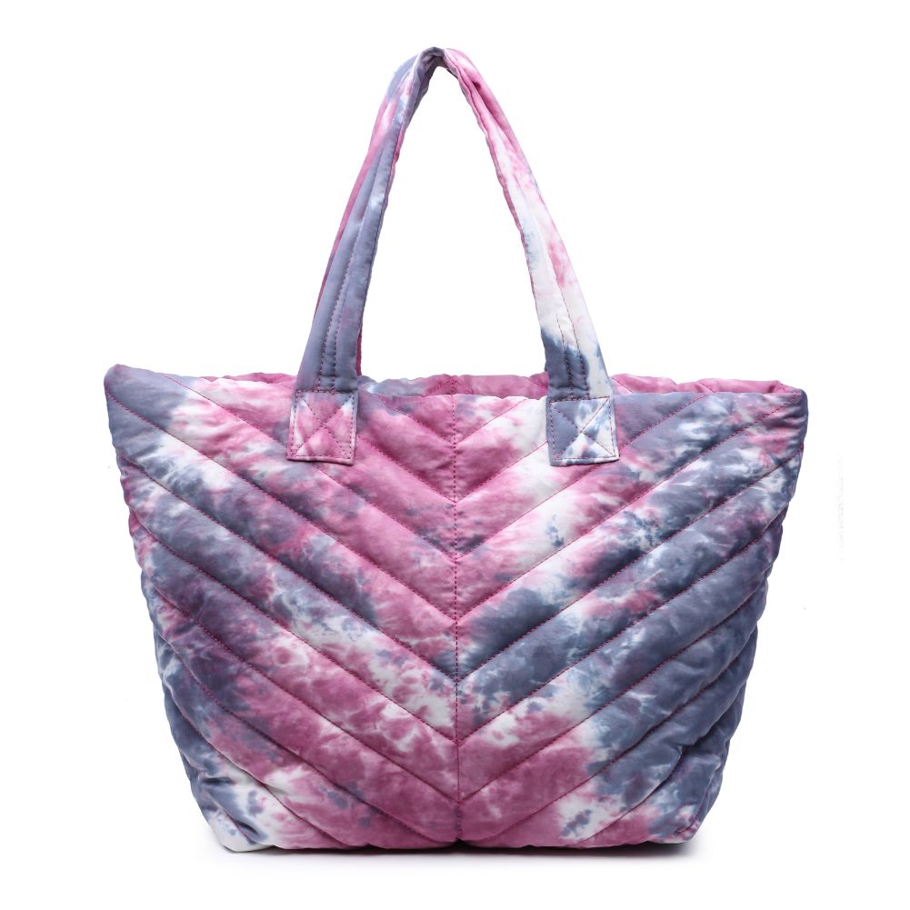 Product Image of Urban Expressions Kickoff Tote NA-840611177803 View 3 | Pink Tie Dye