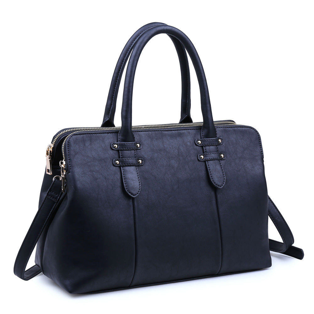 Product Image of Urban Expressions Huckleberry Satchel NA-840611141552 View 2 | Black