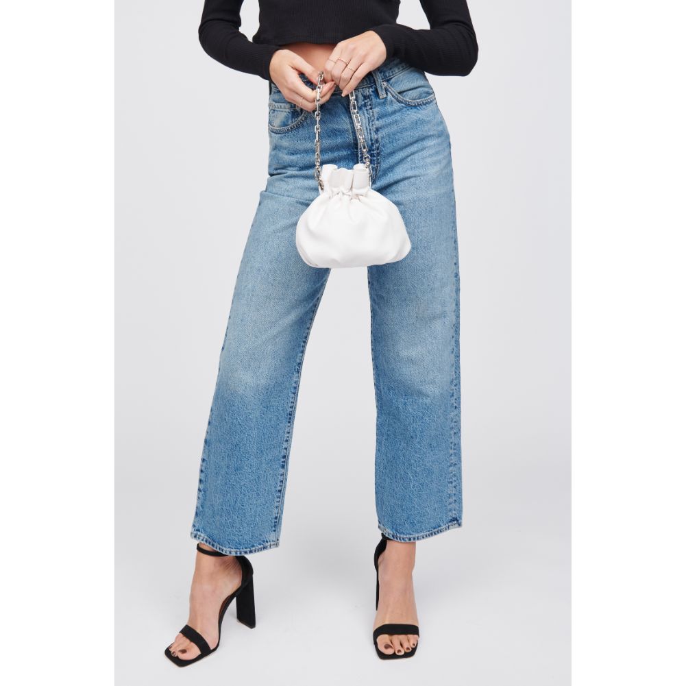 Woman wearing White Urban Expressions Marisopa Handbag 818209018838 View 1 | White