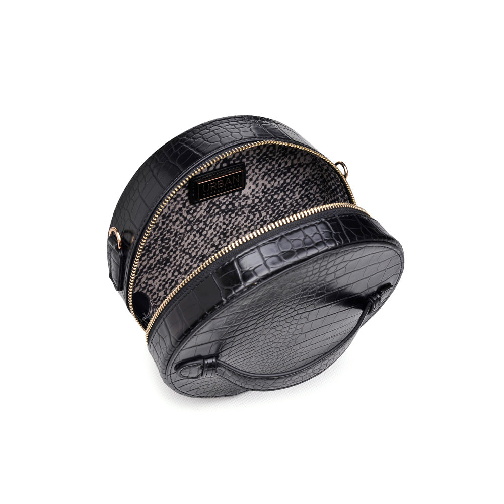 Woman wearing Black Urban Expressions Sawyer Crossbody NA-840611152442 View 9 | Black