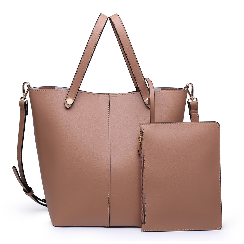 Woman wearing Natural Urban Expressions Carolina Tote NA-840611161697 View 2 | Natural