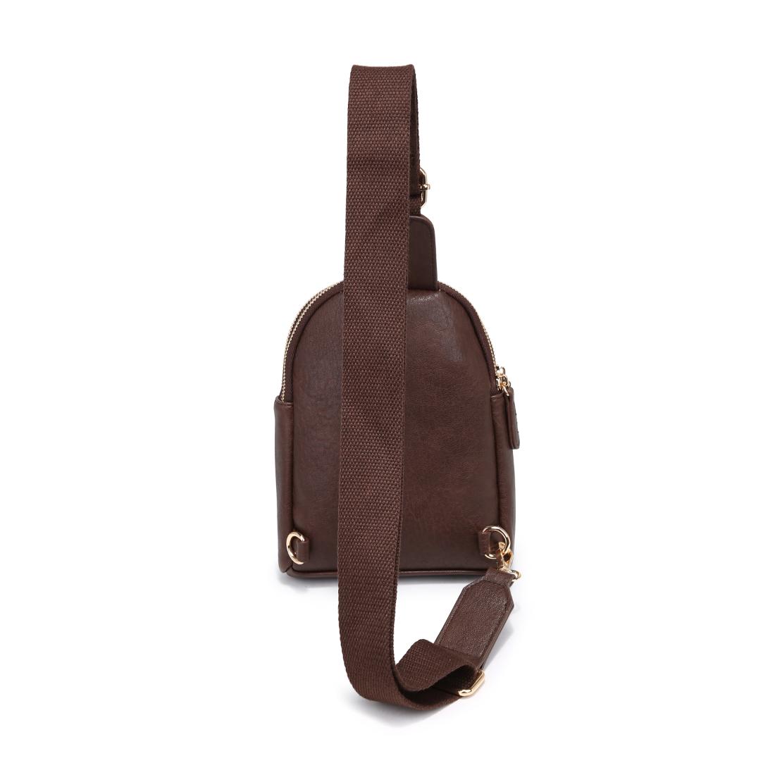 Product Image of Urban Expressions Forge - Woven Sling Backpack 840611198037 View 3 | Chocolate