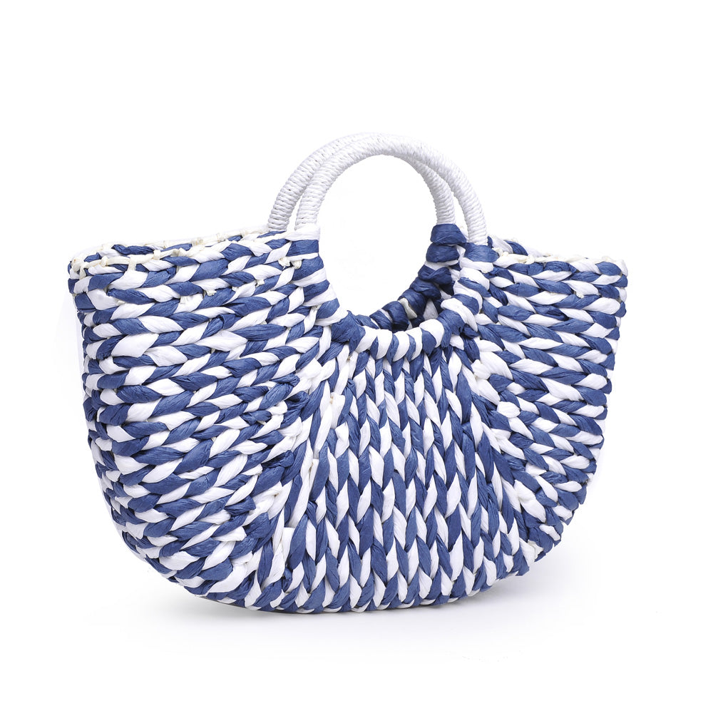 Product Image of Urban Expressions St. Barts Satchel NA-840611162113 View 2 | Navy White