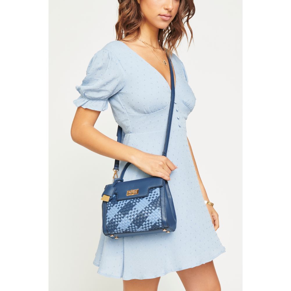 Woman wearing Navy Blue Urban Expressions Marcia Crossbody 840611170385 View 1 | Navy Blue