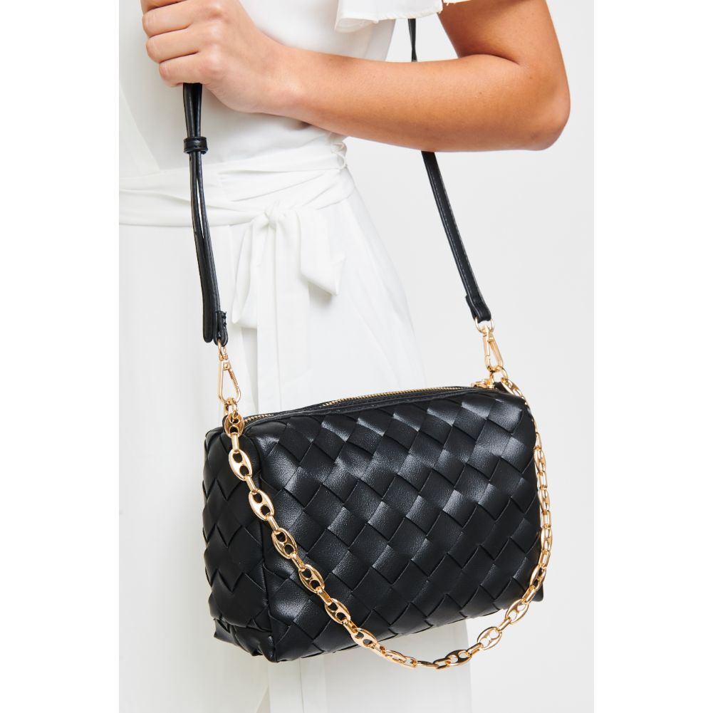 Woman wearing Black Urban Expressions Elara Crossbody 840611179593 View 1 | Black