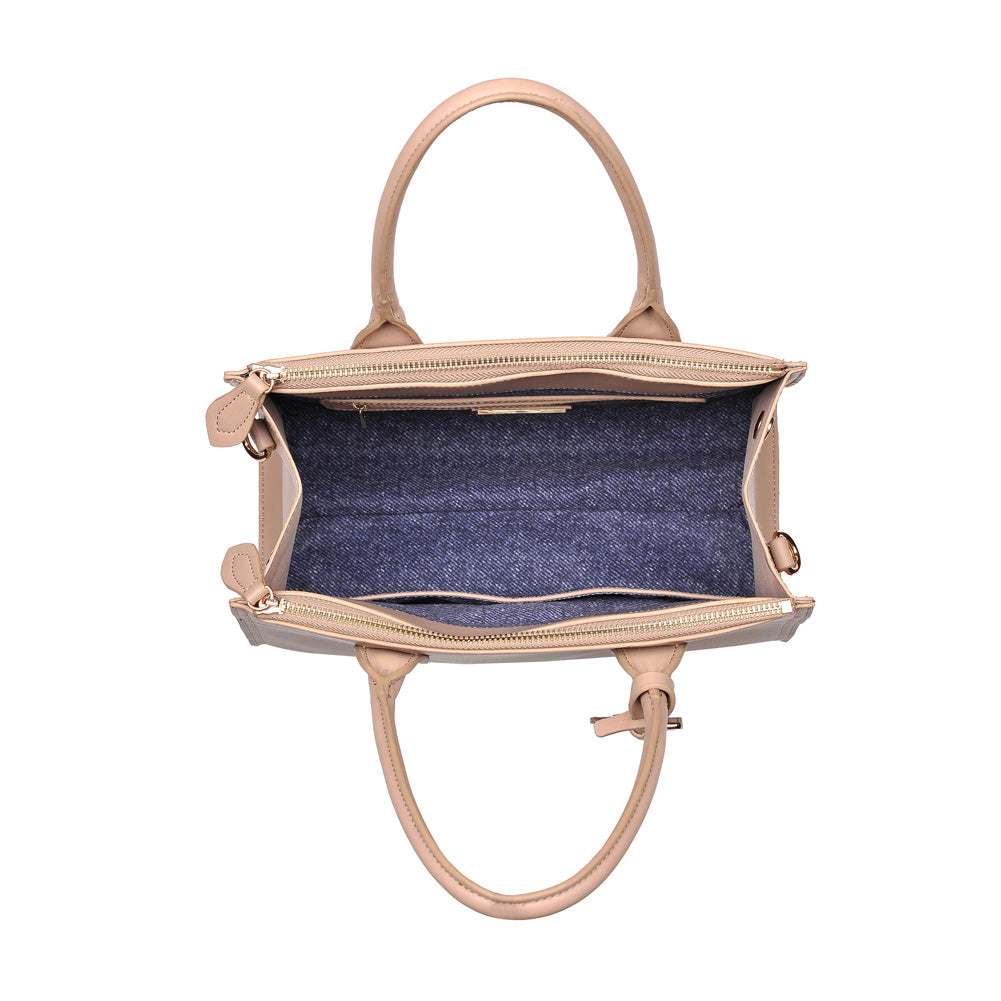 Product Image of Urban Expressions Cooper Satchel NA-840611153562 View 4 | Nude