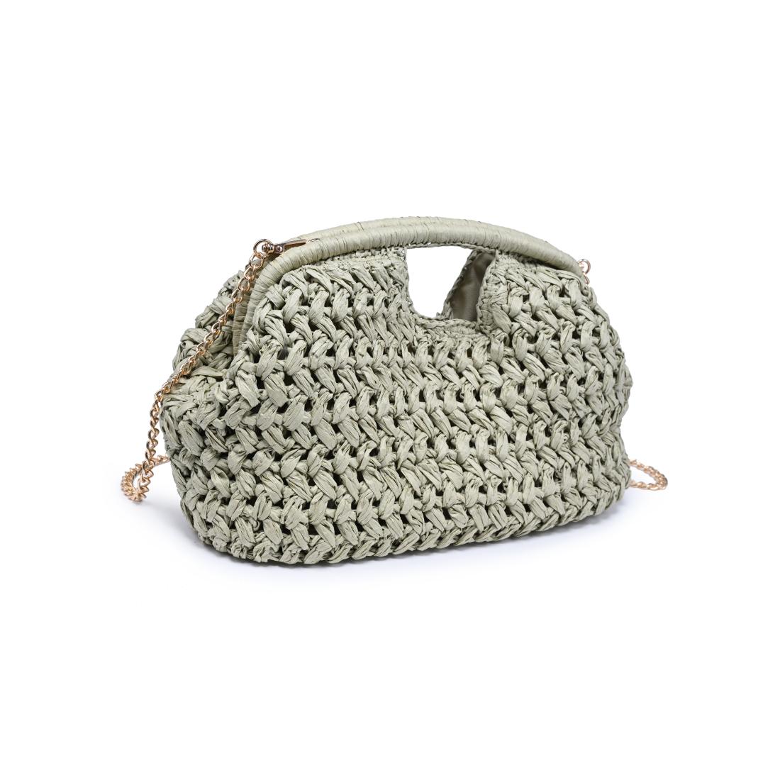 Woman wearing Sage Urban Expressions Abigail Crossbody 840504204135 View 6 | Sage