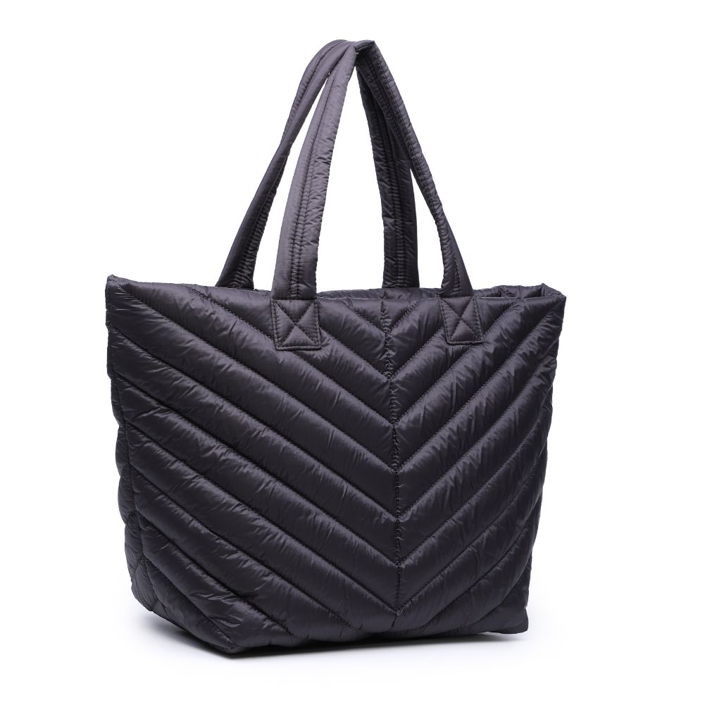 Woman wearing Grey Urban Expressions Kickoff Tote NA-840611162410 View 6 | Grey