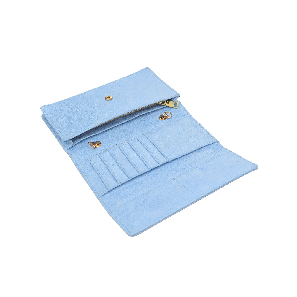 Product Image of Urban Expressions Jolie Shimmer Wallet NA-840611145697 View 4 | Blue