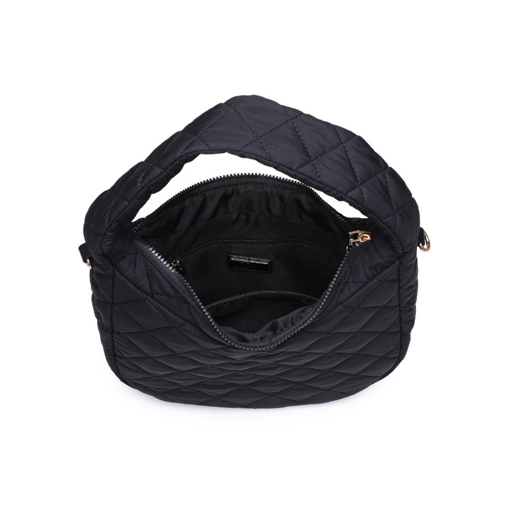Product Image of Urban Expressions Sonoma - Quilted Nylon Hobo 840611118455 View 8 | Black