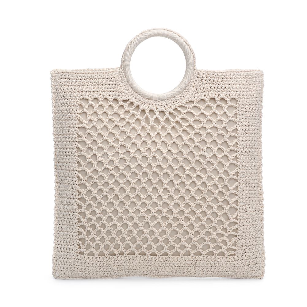 Product Image of Urban Expressions Bermuda Tote 840611181718 View 7 | Ivory