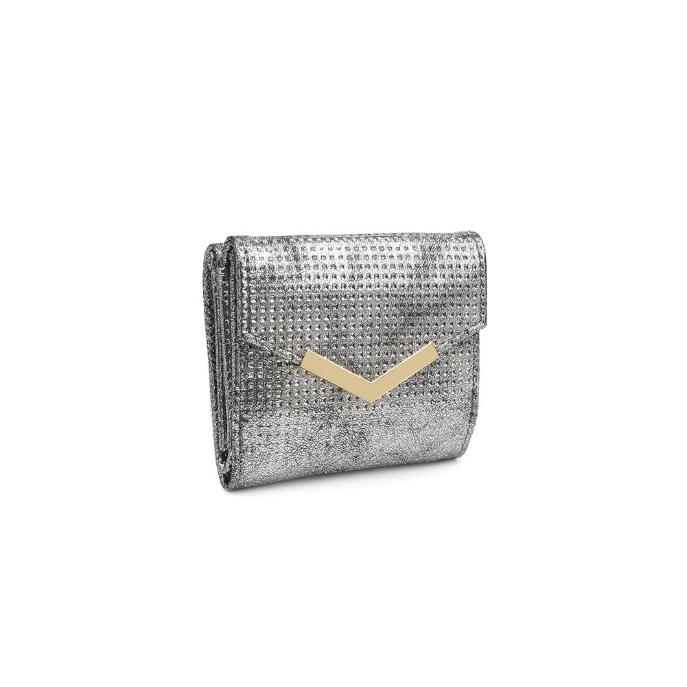 Product Image of Urban Expressions Stormi Wallet NA-840611150394 View 2 | Pewter
