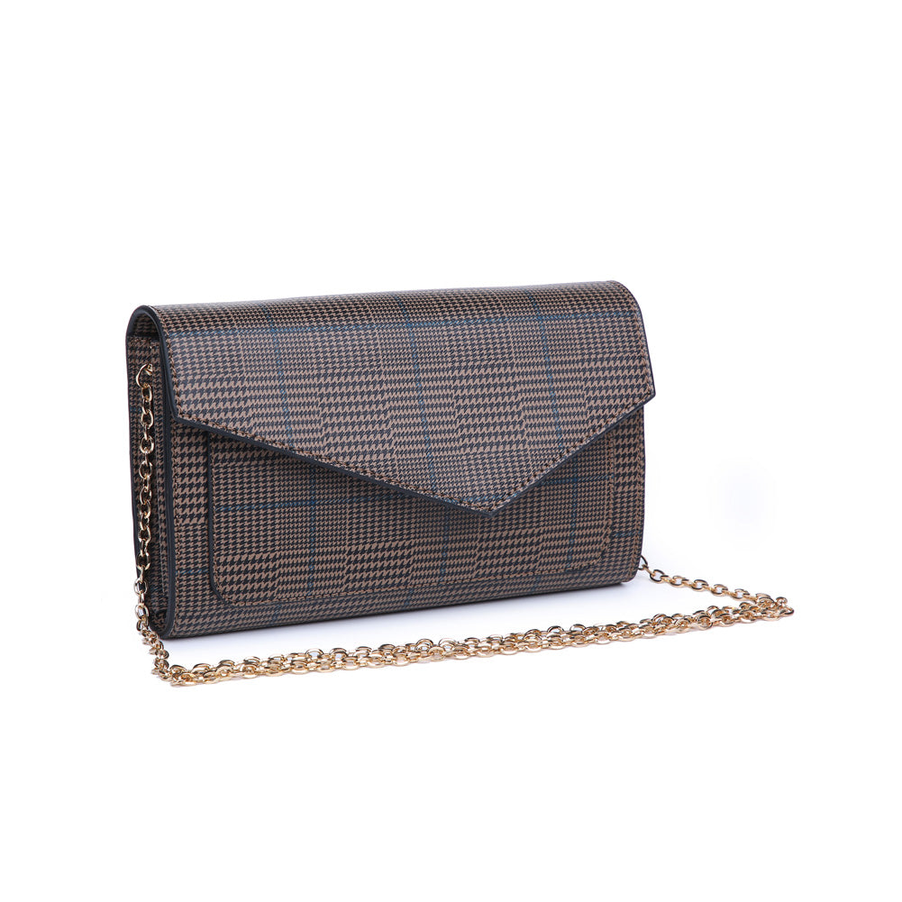 Woman wearing Nutmeg Urban Expressions Xavier Clutch NA-840611156631 View 6 | Nutmeg