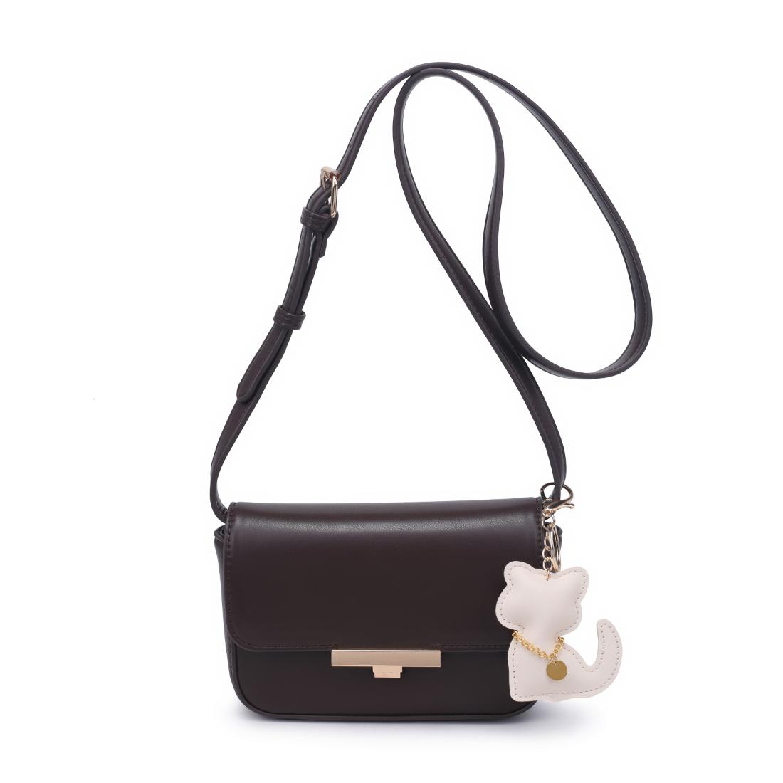 Product Image of Urban Expressions Bixel Crossbody 818209019521 View 1 | Chocolate