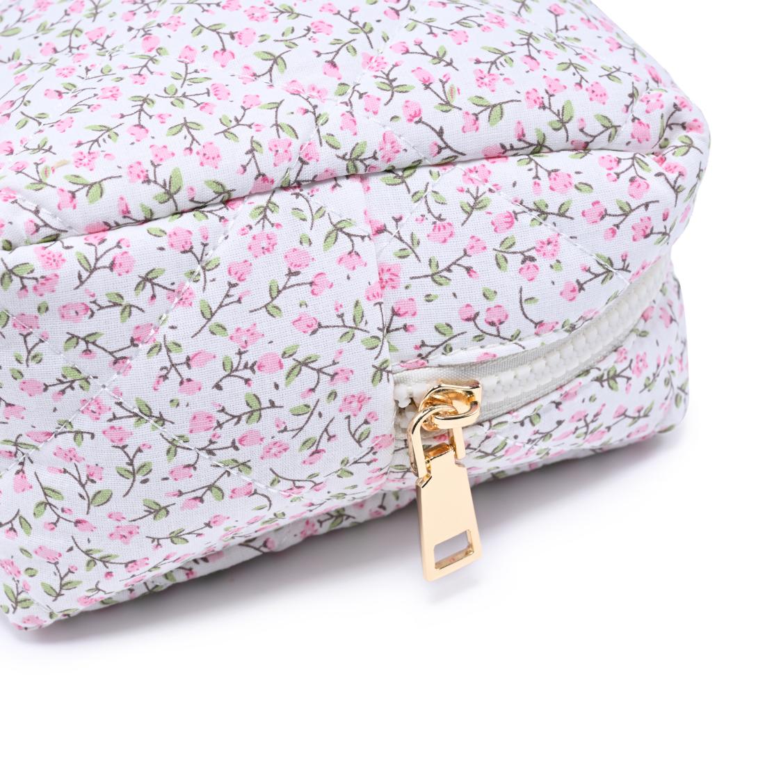 Urban Essentials Garden Glow Cosmetic & Travel Organizer Pouch 840504209888 View 8 | Soft Blush Floral