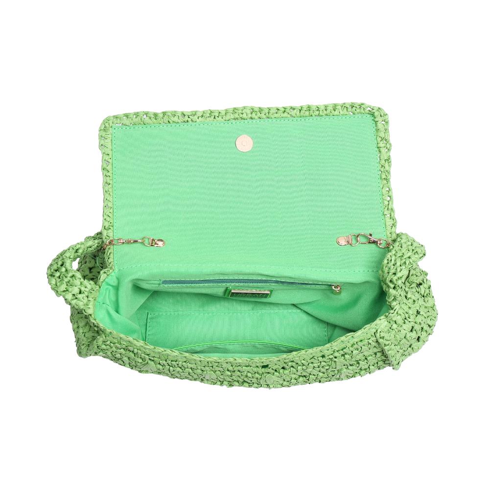 Woman wearing Green Urban Expressions Anika Crossbody 840611124623 View 9 | Green