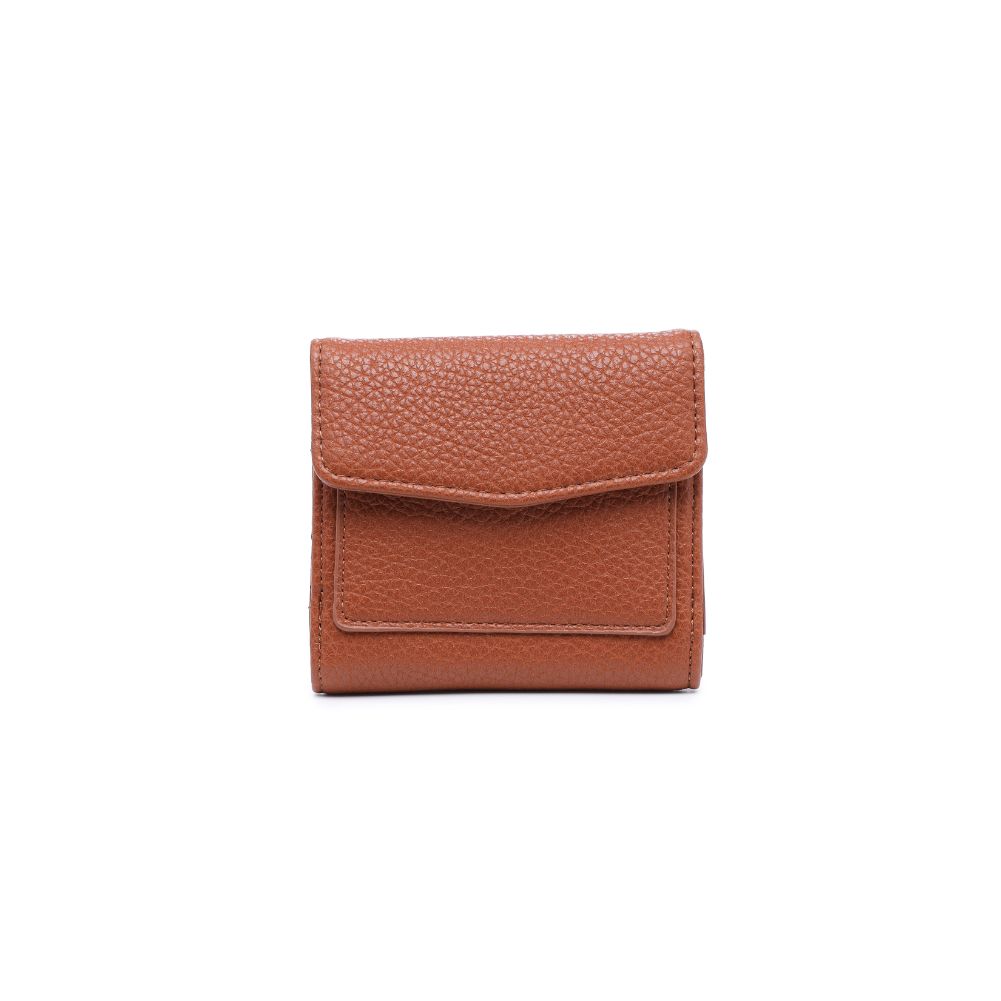 Woman wearing Tan Urban Expressions Wallace Wallet 840611105561 View 5 | Tan