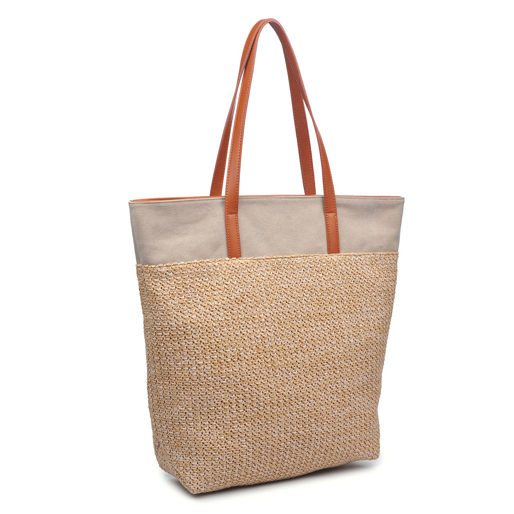 Product Image of Urban Expressions Marina Tote NA-840611143471 View 2 | Beige