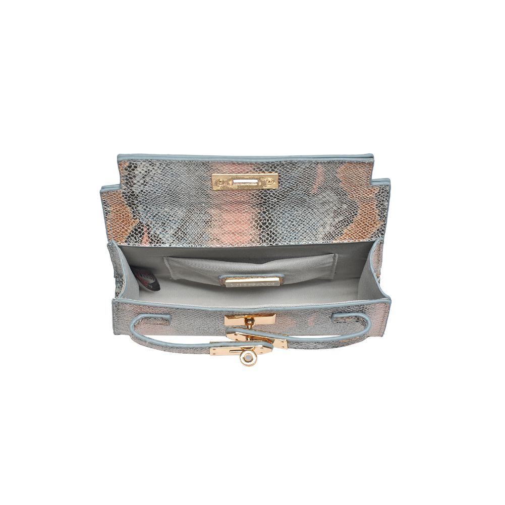 Product Image of Urban Expressions Georgina Snake Crossbody 840611181305 View 8 | Pink Blue Multi