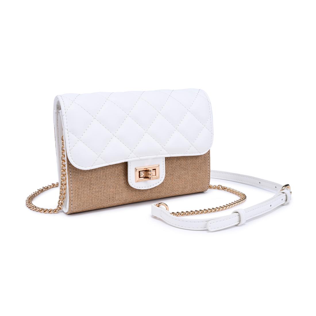 Urban Expressions Shelly - Straw Crossbody 840504203046 View 6 | Natural White