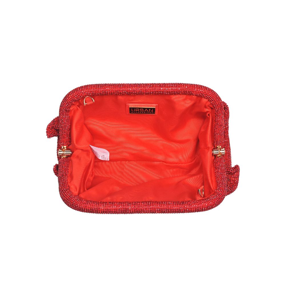 Woman wearing Red Urban Expressions Irina Evening Bag 840611109408 View 9 | Red