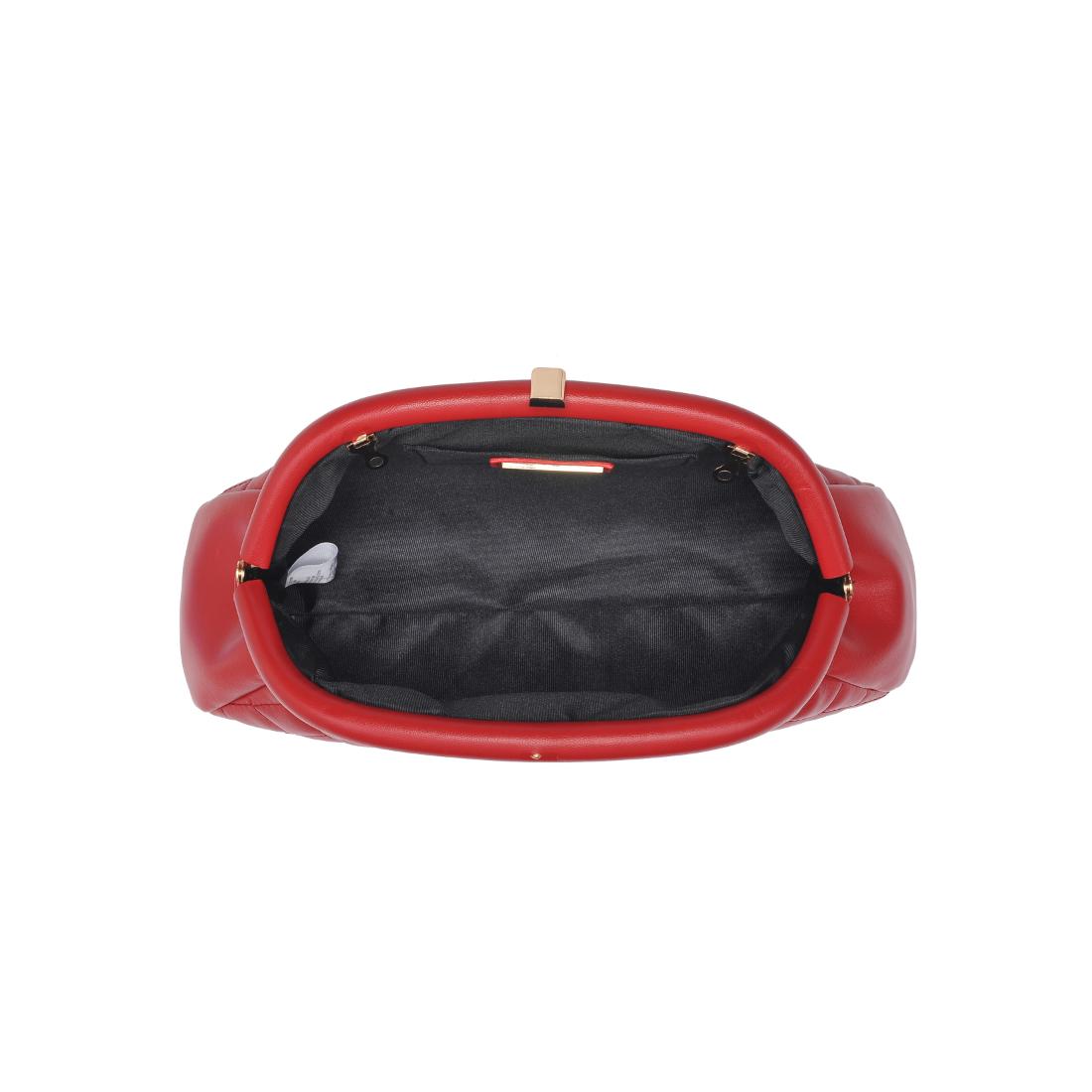 Product Image of Urban Expressions Ava - Quilted Clutch 840504200687 View 8 | Red