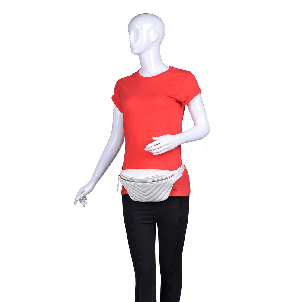 Product Image of Urban Expressions Ally Belt Bag NA-840611158673 View 5 | White