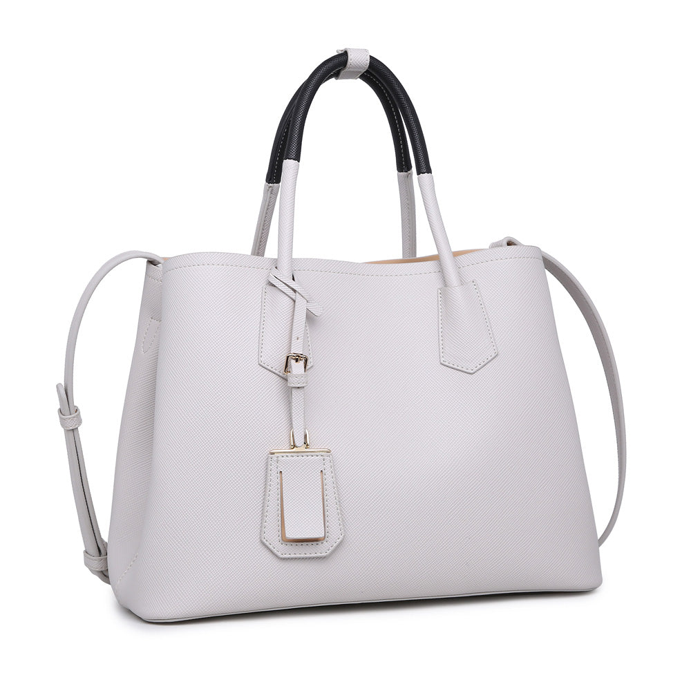 Product Image of Urban Expressions Collette Satchel NA-840611160546 View 2 | Grey