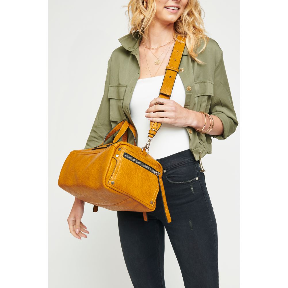 Woman wearing Mustard Urban Expressions Paloma Weekender NA-840611156907 View 3 | Mustard