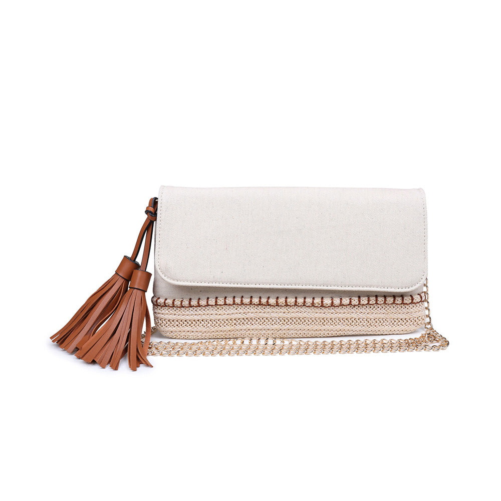Product Image of Urban Expressions Kauai Clutch NA-840611141286 View 1 | Ivory