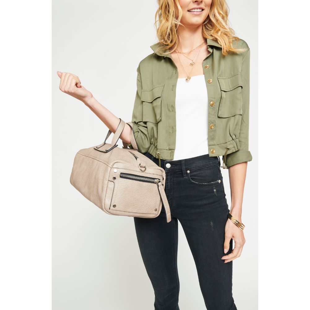 Woman wearing Mushroom Urban Expressions Paloma Weekender NA-840611156891 View 4 | Mushroom