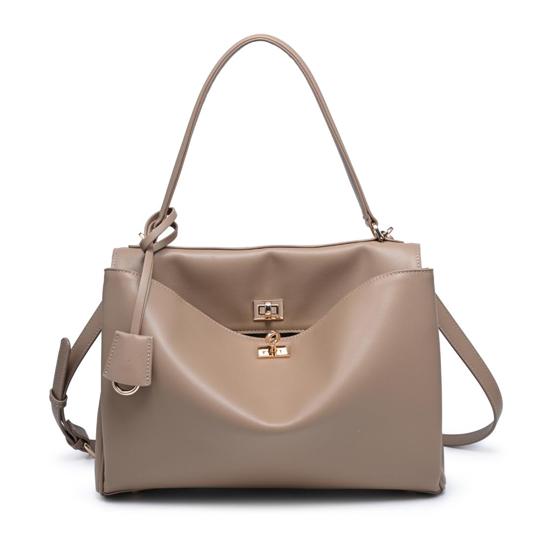 Urban Expressions Keaton Satchel 840504214714 View 1 | Taupe
