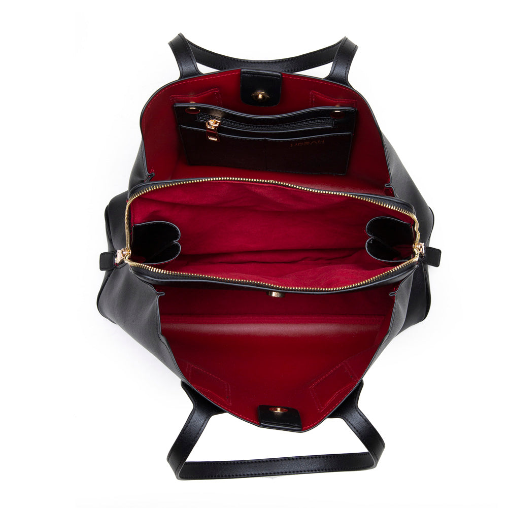 Product Image of Urban Expressions Georgia Satchel NA-840611153289 View 4 | Black