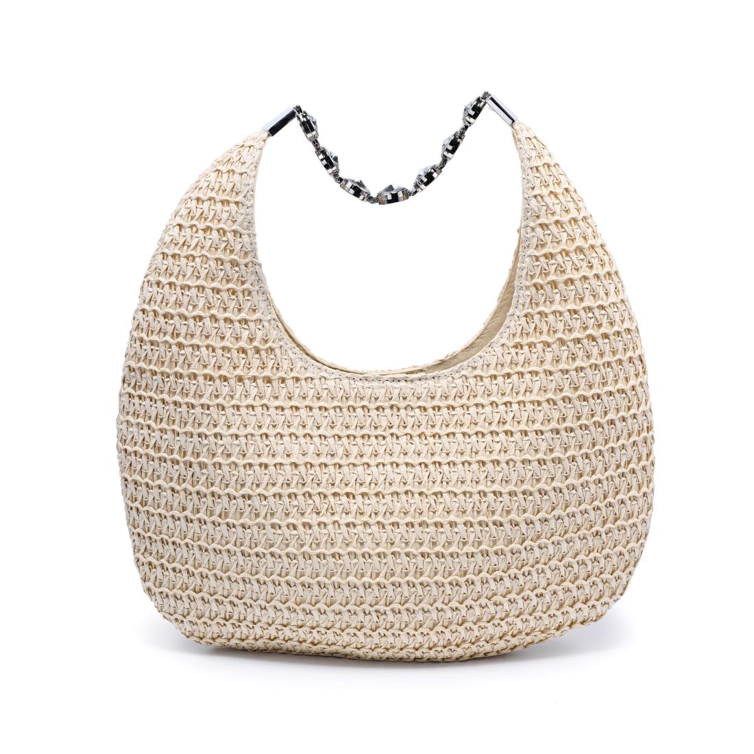 Urban Expressions Bejeweled Hobo 840504204456 View 5 | Beige